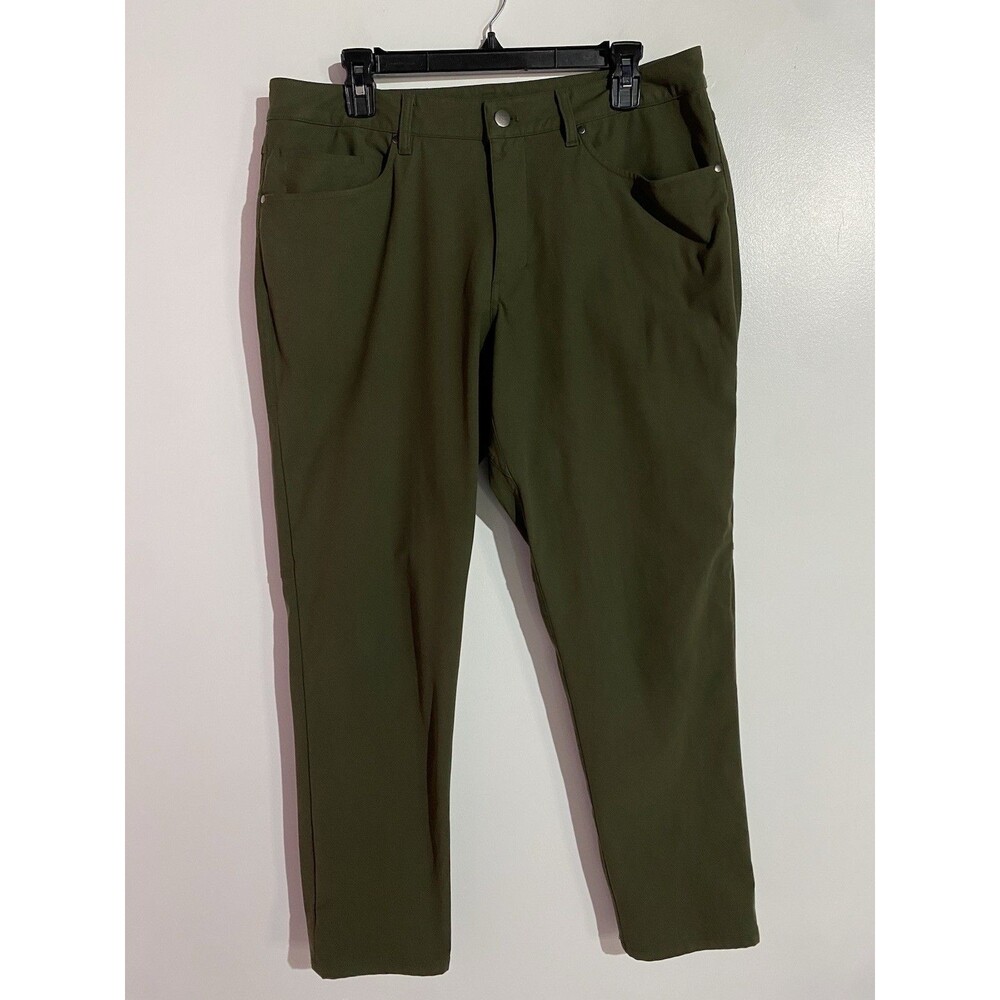 Lululemon Pants Mens 34/29 Green ABC Commission Warpstreme Performance Preppy